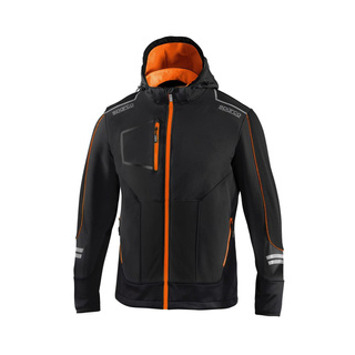 Sparco Softshelljacke Tech schwarz/orange