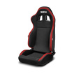 Sparco Rennsitz R100 MY22 schwarz/rot
