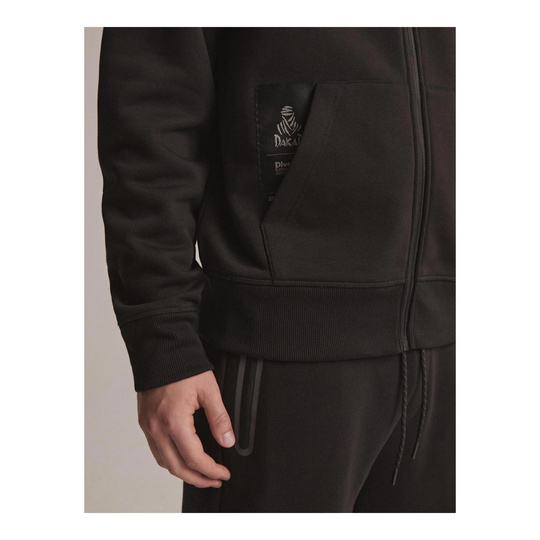 Dakar Herren Kapuzensweatjacke DKR ZIP H23 Schwarz