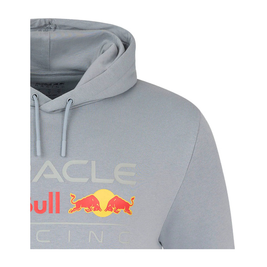 Red Bull Racing 2025 Herren Kapuzensweatjacke Logo Grau