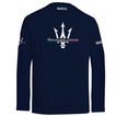 Sparco Langarmshirt Maserati Corse marineblau