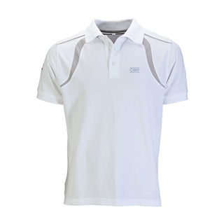 OMP Herren Poloshirt Racing Spirit weiß