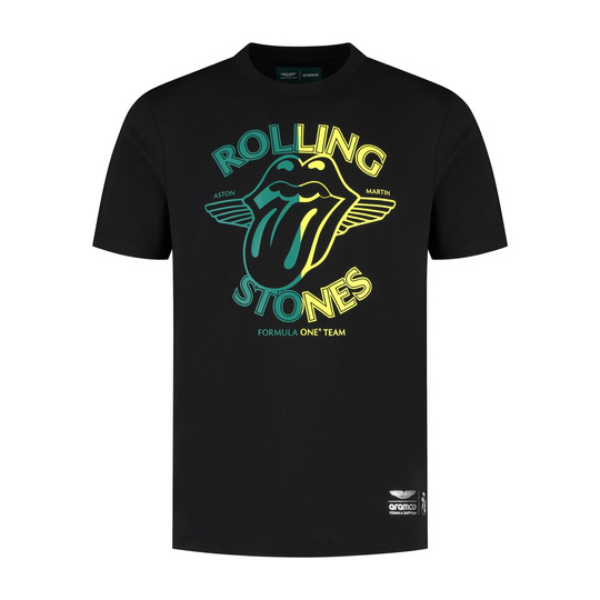 Aston Martin F1 2025 Herren T-Shirt Rolling Stones