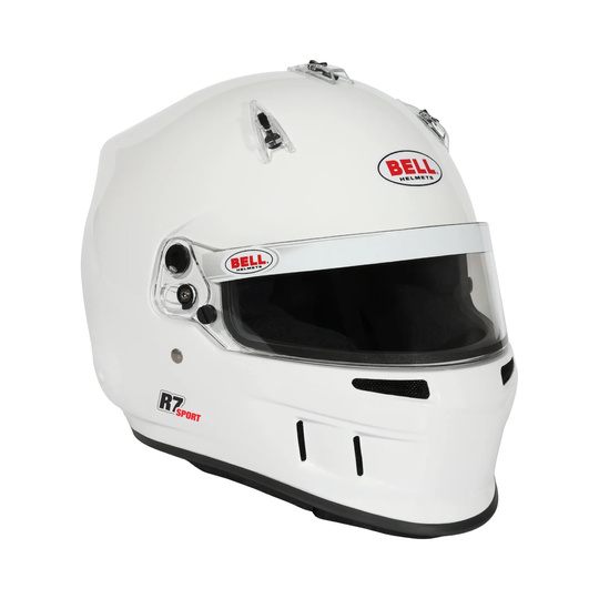 Bell Helm R7 Sport HANS weiß (FIA)