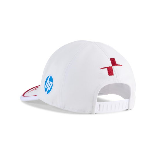 Scuderia Ferrari F1 2025 Baseballkappe Leclerc Team Weiß