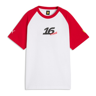Scuderia Ferrari F1 2026 Charles Leclerc T-Shirt Graphic weiß