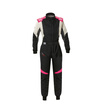 OMP Rennanzug First Evo Elle MY25 schwarz/rosa (FIA)