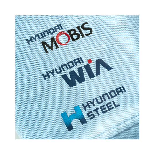 Hyundai Motorsport 2025 Herren Polohemd Team Blau