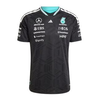 Mercedes AMG F1 2026 T-Shirt Authentic Team schwarz