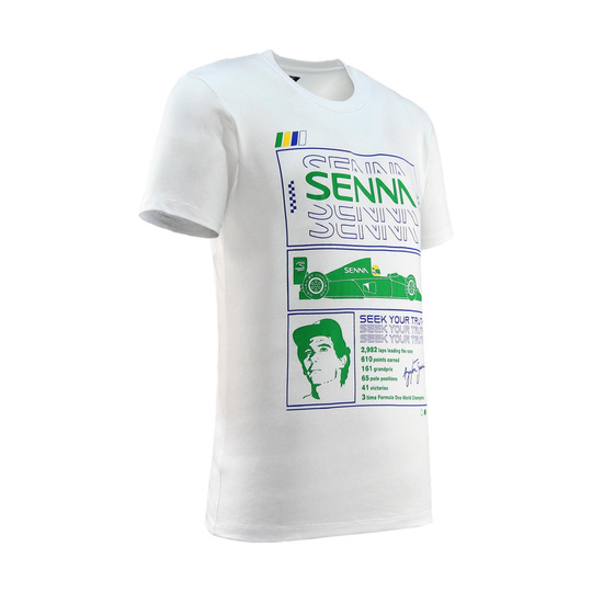 Ayrton Senna F1 2025 Herren T-Shirt Race Graphic