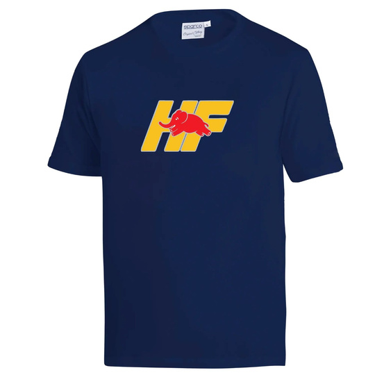 Sparco T-Shirt Lancia Yellow HF marineblau