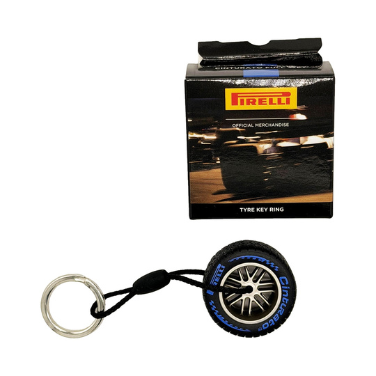 Pirelli 2026 Schlüsselanhänger Tyre Collection blau
