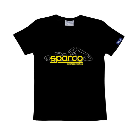 Sparco Kinder T-shirt Next Generation Schwarz