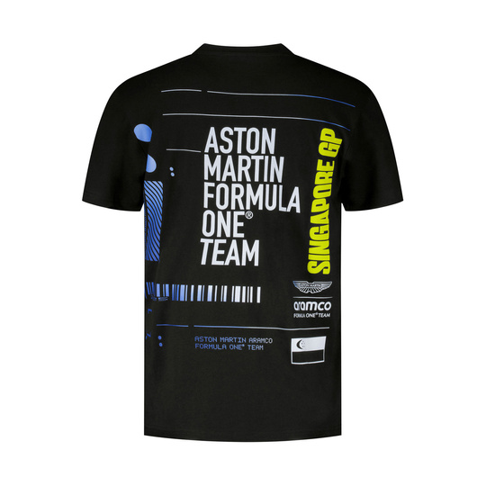 Aston Martin F1 2025 Herren T-Shirt Singapore 