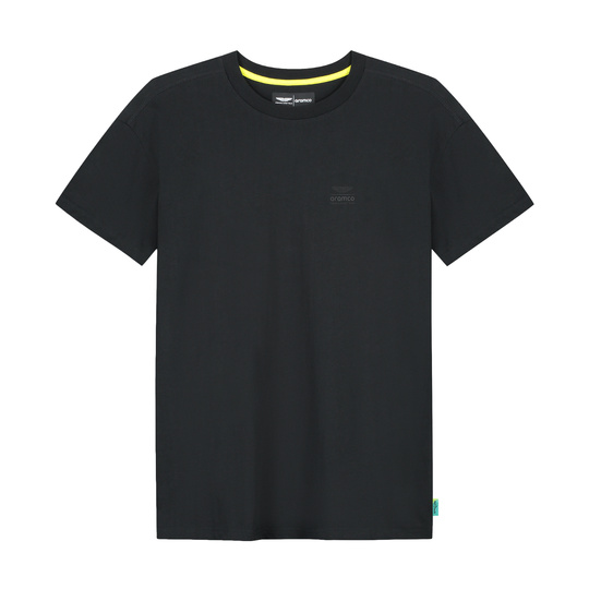 Aston Martin F1 2026 T-Shirt Stealth Logo schwarz