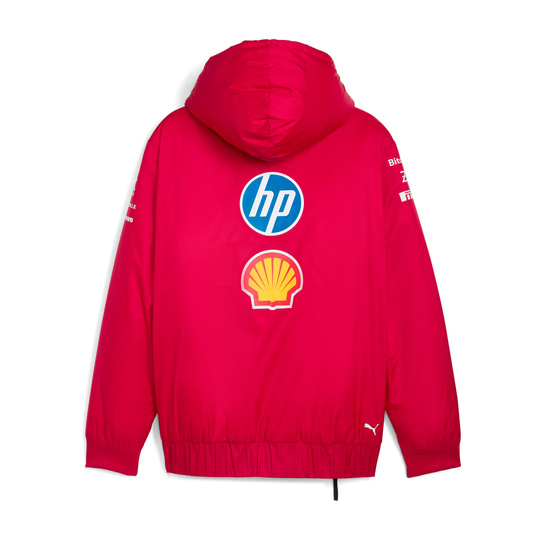 Scuderia Ferrari F1 2025 Herren Team Gepolsterte Doppelseitige Jacke