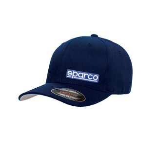 Sparco Herren Kappe FLEXFIT Marineblau