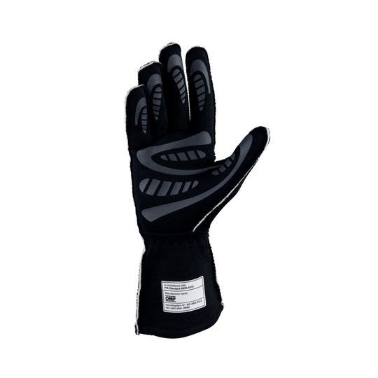 OMP Handschuh FIRST-EVO MY20 Schwarz (Homologation FIA)