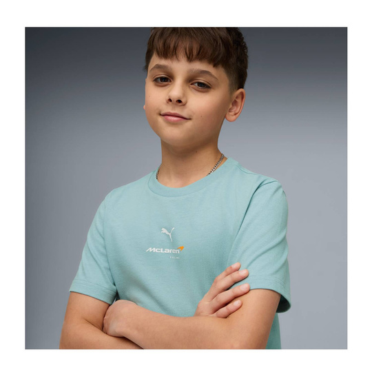 McLaren F1 2026 Kinder T-Shirt Small Logo Blau