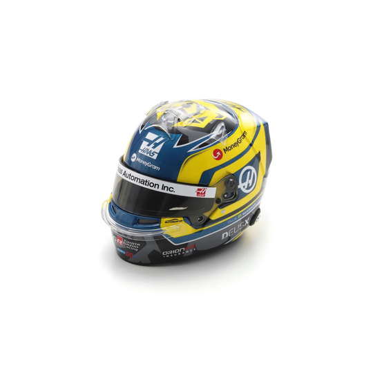 Haas F1 2025 Miniaturhelm 1:5 Oliver Bearman