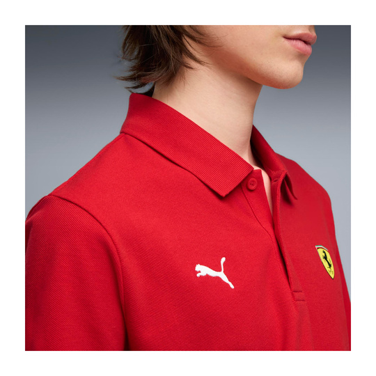 Scuderia Ferrari F1 2026 Poloshirt Logo rot