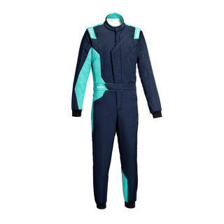 Sparco Rennanzug Sprint Advanced Asymetrical marineblau/grün (FIA)