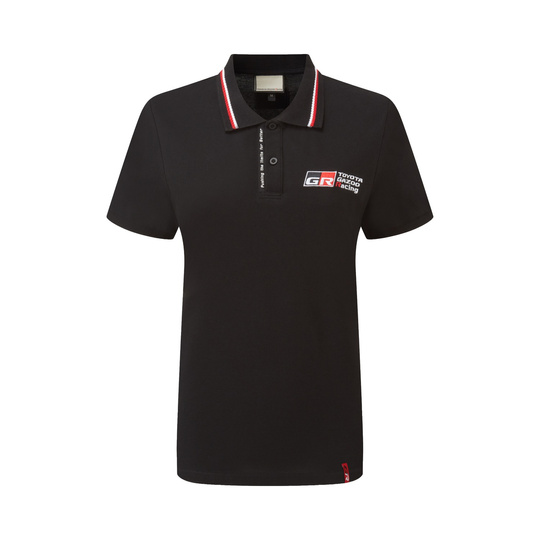 Toyota Gazoo Racing 2026 Damen Poloshirt GR Logo schwarz
