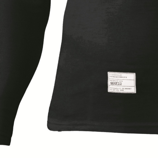 Sparco Unterziehshirt mit Rollkragen RW-4 MY22 schwarz (FIA)