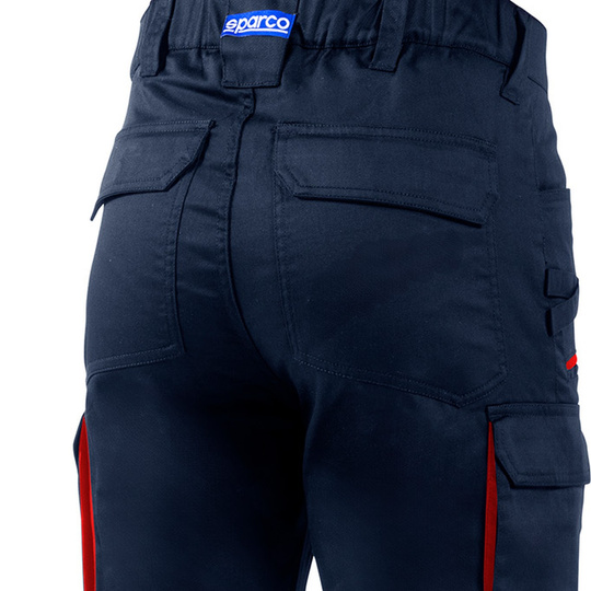 Sparco Hose Vermont marineblau/rot