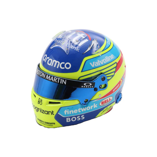 Aston Martin F1 Team 2025 Miniaturhelm 1:5 Fernando Alonso