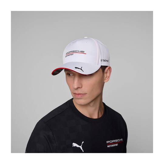 Porsche Motorsport 2025 Herren Baseballkappe Team Weiß
