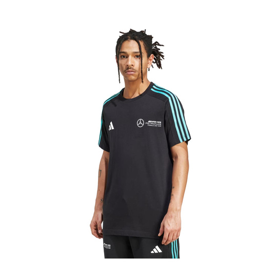 Mercedes AMG F1 2025 Herren T-Shirt DNA Logo Schwarz
