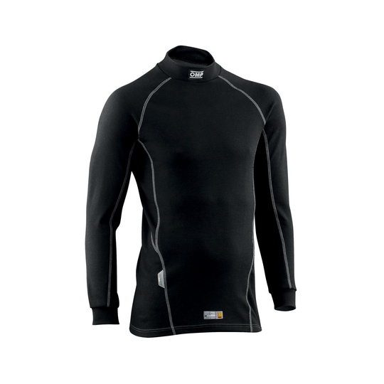 OMP Unterziehshirt mit Rollkragen First MY22 schwarz (FIA)