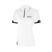 Sparco Damen Poloshirt ZIP MY24 weiß
