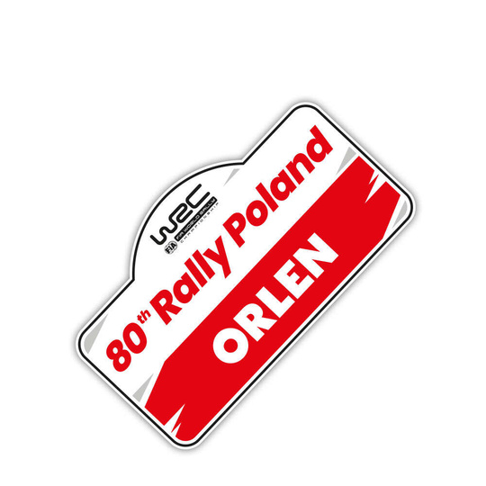 Rallye Poland WRC 2024 Aufkleber Große