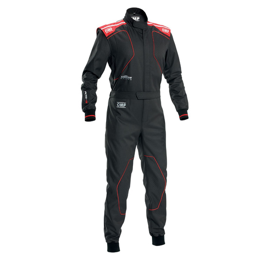 OMP Kartanzug KS-4 schwarz/rot