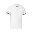 Sparco Poloshirt ZIP MY24 weiß
