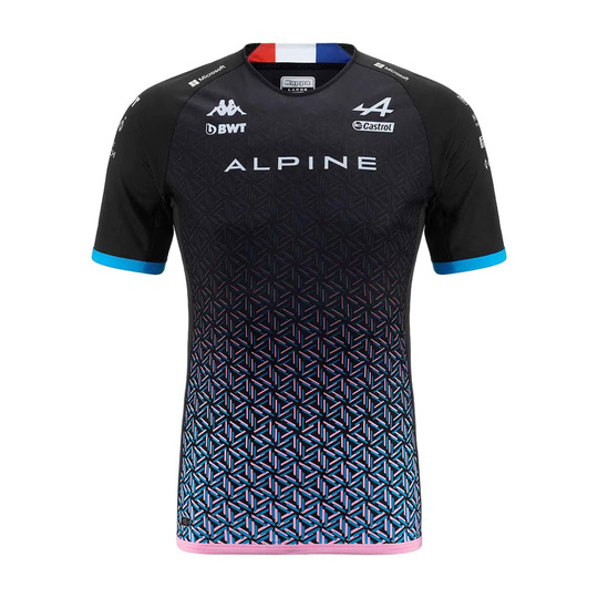 T-Shirt Gasly Team black Alpine Racing F1 