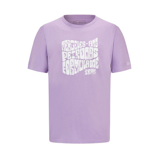 Mercedes AMG F1 Herren T-shirt Retro Lilac