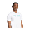 Mercedes AMG F1 2025 Herren T-Shirt Logo Weiß