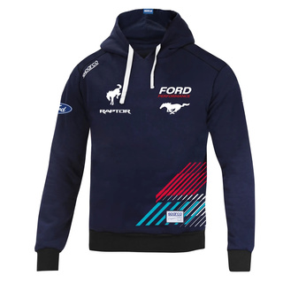 Sparco Herren Kapuzensweatjacke FORD PERFORMANCE
