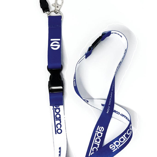 Sparco Schlüsselband Logo Blau
