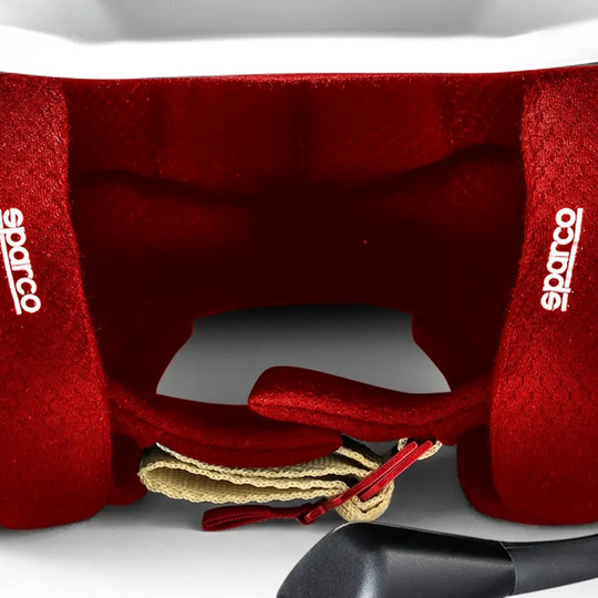 Sparco Helm Flux RJ-i weiß/rot (FIA)