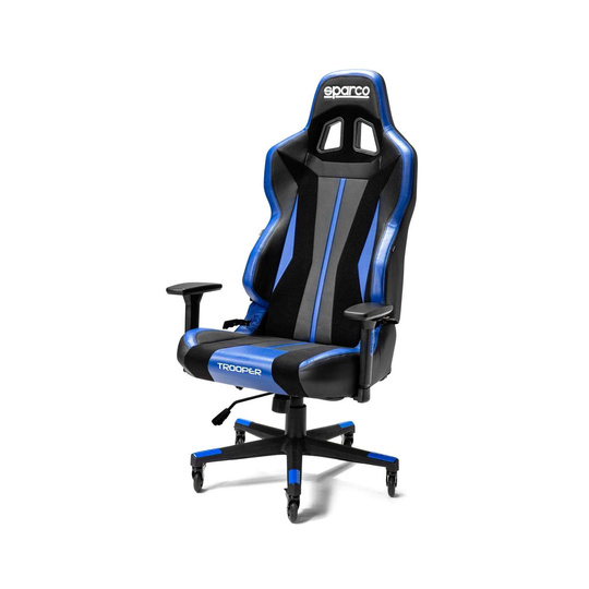 Sparco Bürostuhl TROOPER Schwarz-Blau