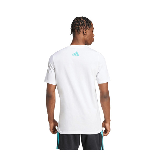Mercedes AMG F1 2025 Herren T-Shirt Logo Weiß