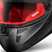 Sparco Helm Stealth RF Carbon rot (FIA)