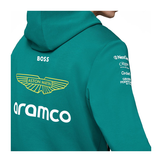 Aston Martin F1 2025 Herren Kapuzensweatjacke Team