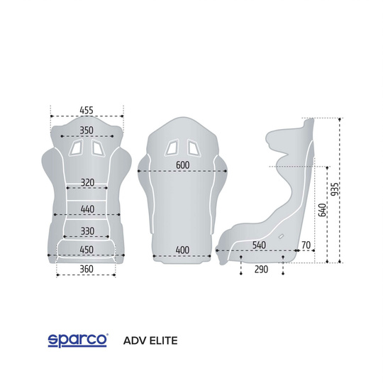 Sparco Rennsitz ADV Elite Carbon Tech (FIA)