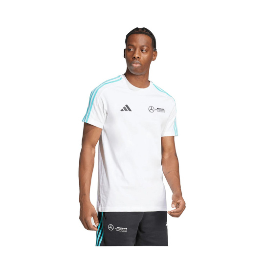Mercedes AMG F1 2025 Herren T-Shirt DNA Logo Weiß
