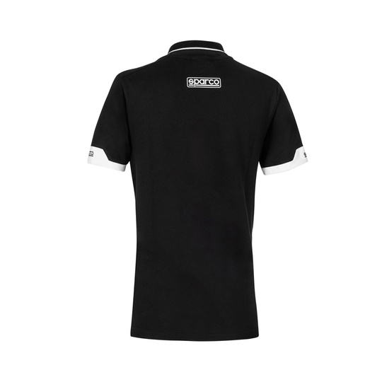 Sparco Damen Poloshirt ZIP MY24 schwarz